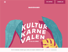 Tablet Screenshot of kulturkarnevalen.fi